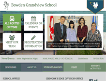 Tablet Screenshot of bowdengrandview.ca